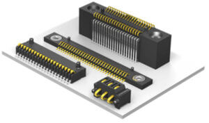 one piece board-to-board interconnects