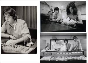Paul McCartney, Jimmy Page, and Pink Floyd all working on Sound Techniques consoles.