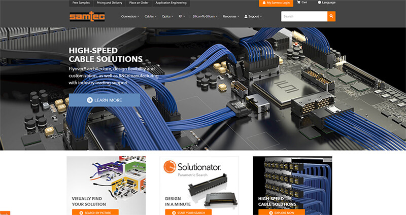 high speed cable homepage panel