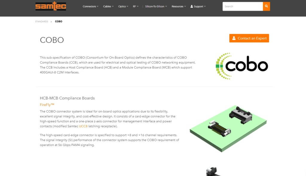 cobo industry standards page