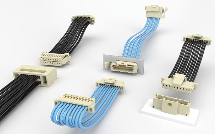 Samtec's Micro Mate™ 1.00 mm pitch discrete wire system in cable-to-board, cable-to-panel and cable-to-cable applications.