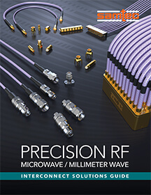 Samtec's Precision RF Microwave/Millimeter Wave Interconnect Solutions Guide, cover image.