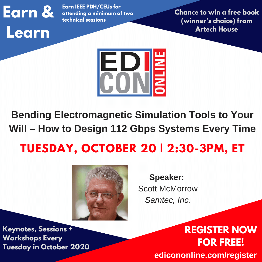 Samtec Technologists to Present at EDI CON Online 2020