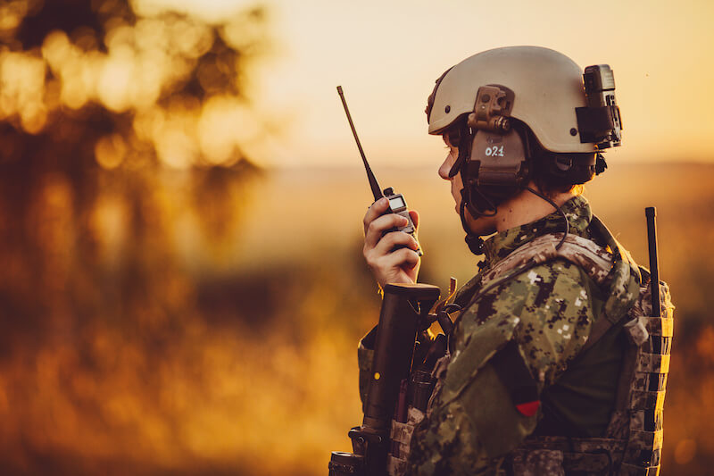 Even the humble infantry soldier depends on military communications equipment