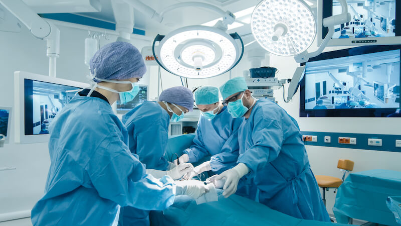 Surgeons working in the modern operating theater are relying more than ever on technology