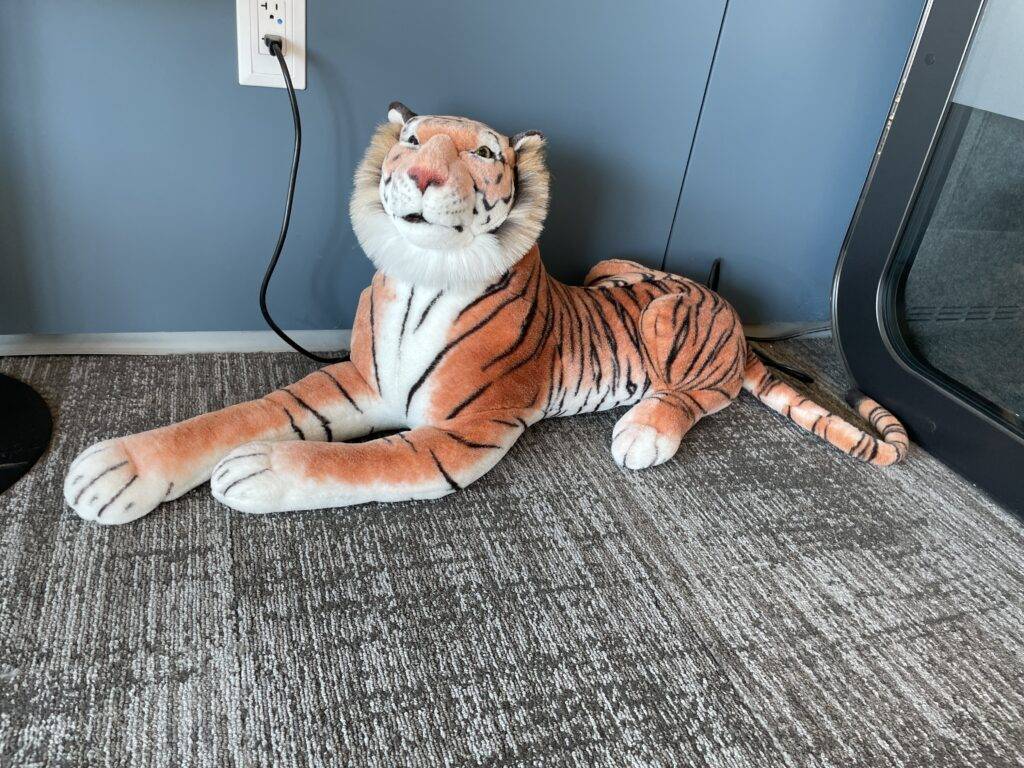 tiger stuffed animal