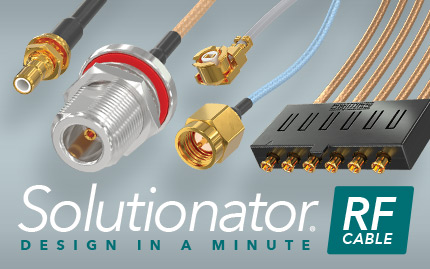 The Solutionator RF allows customers to create custom RF cable designs in minutes.