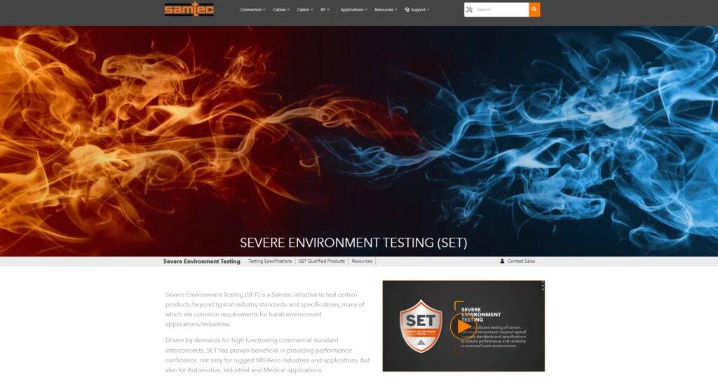 severe environment testing February 2023 Samtec Website Updates