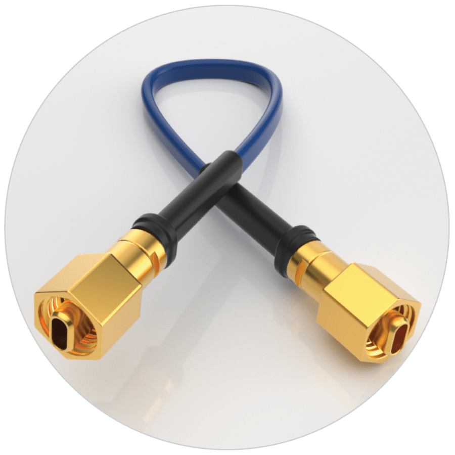 Flexible waveguide cable assembly