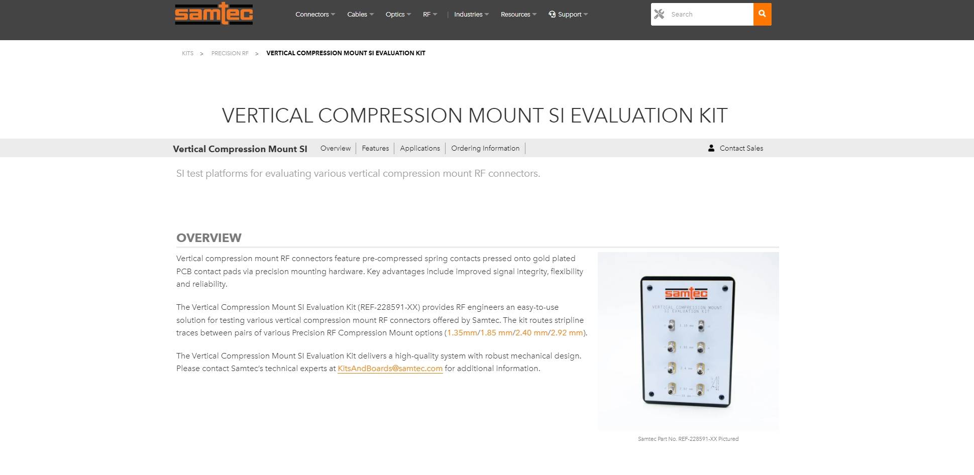 vertical compression mount kit