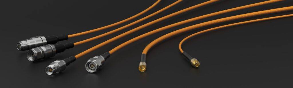 Nitrowave orange cable - Samtec