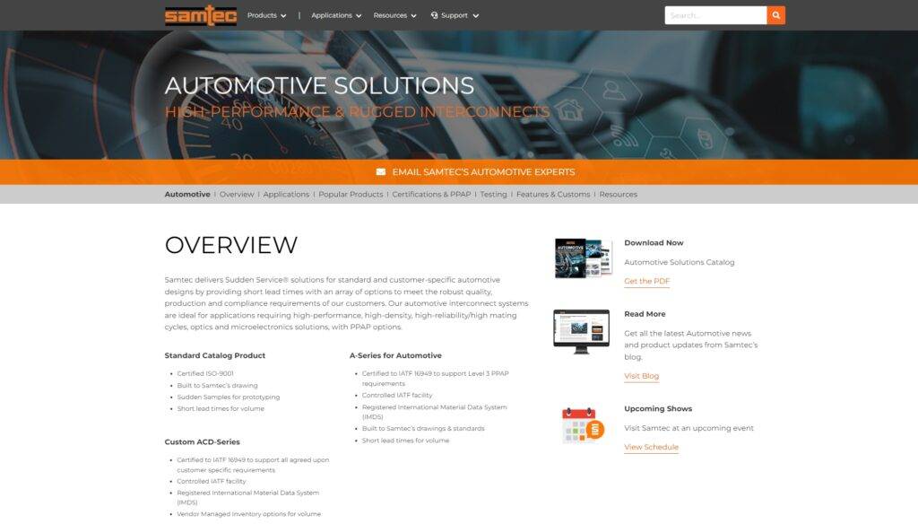 automotive industry page