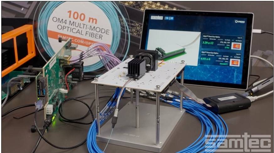 Halo Optical Transceiver - 56 Gbps PAM4 - SC24, SC25 - Samtec
