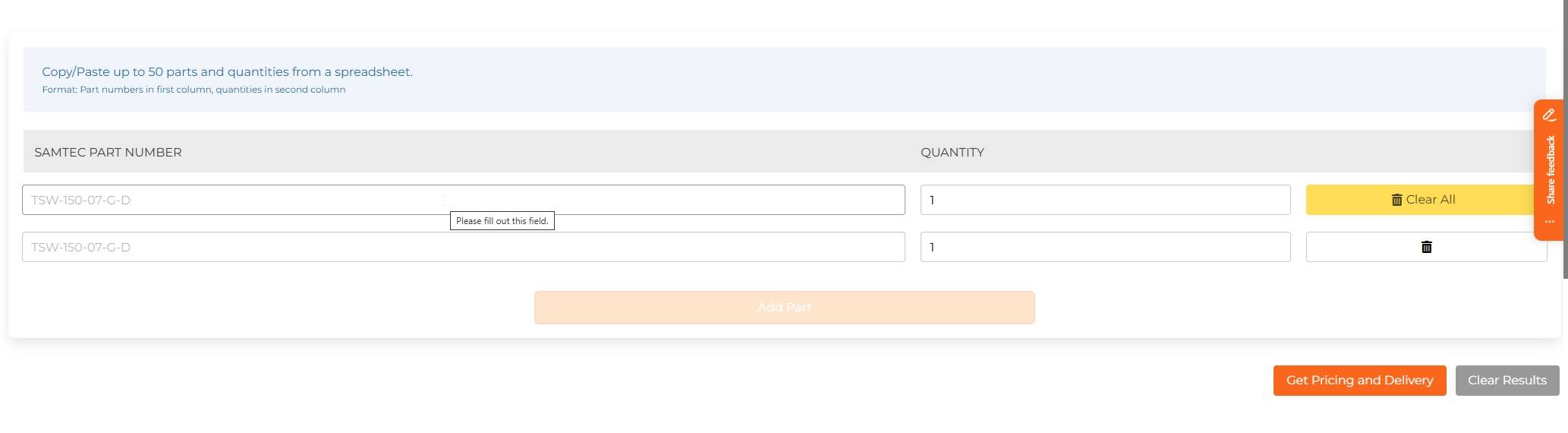 pricing ui