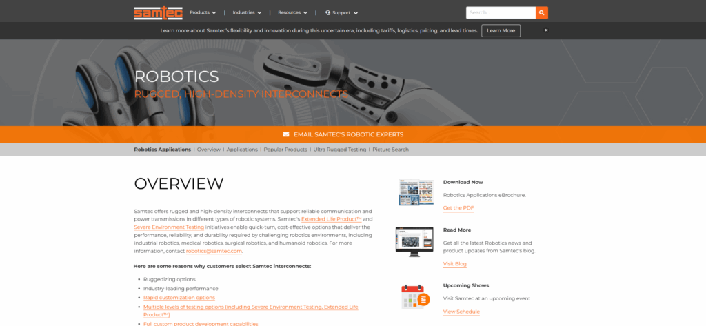 robotics page